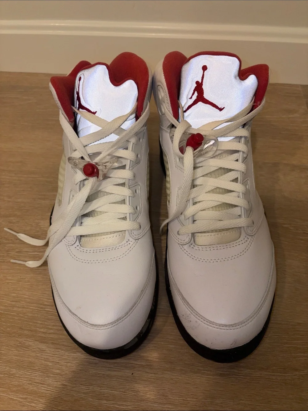 Jordan White Fire Red 5s
